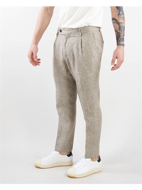 Linen trousers with pences Golden Craft GOLDEN CRAFT | Trousers | GC1PSS236584A013